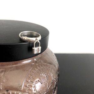 T&Co padlock ring size 5